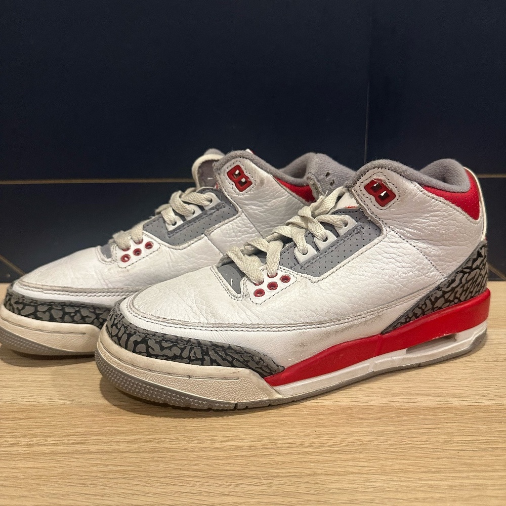 Nike Air Jordan Retro 3 III Fire Red 5 Youth / 6.5 Women
